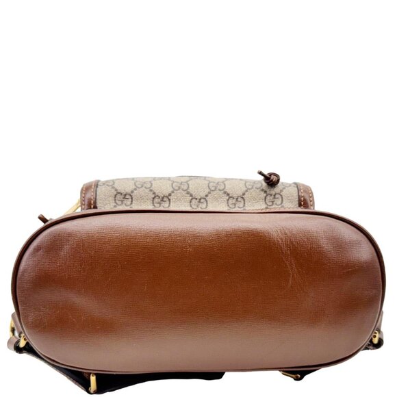 Gucci Interlocking G Supreme Canvas Backpack Brown 674147 - Picture 9 of 12